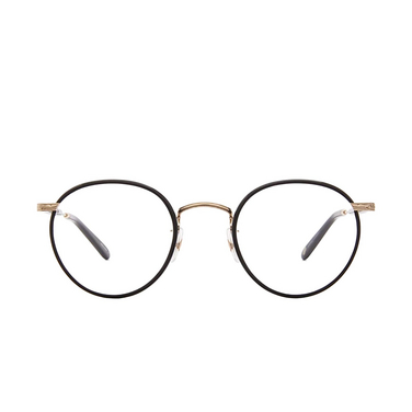 Garrett Leight WILSON Eyeglasses bk-g-bk black-gold-black - front view