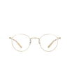 Gafas graduadas Garrett Leight WILSON M G-MBG gold-beige - Miniatura del producto 1/3