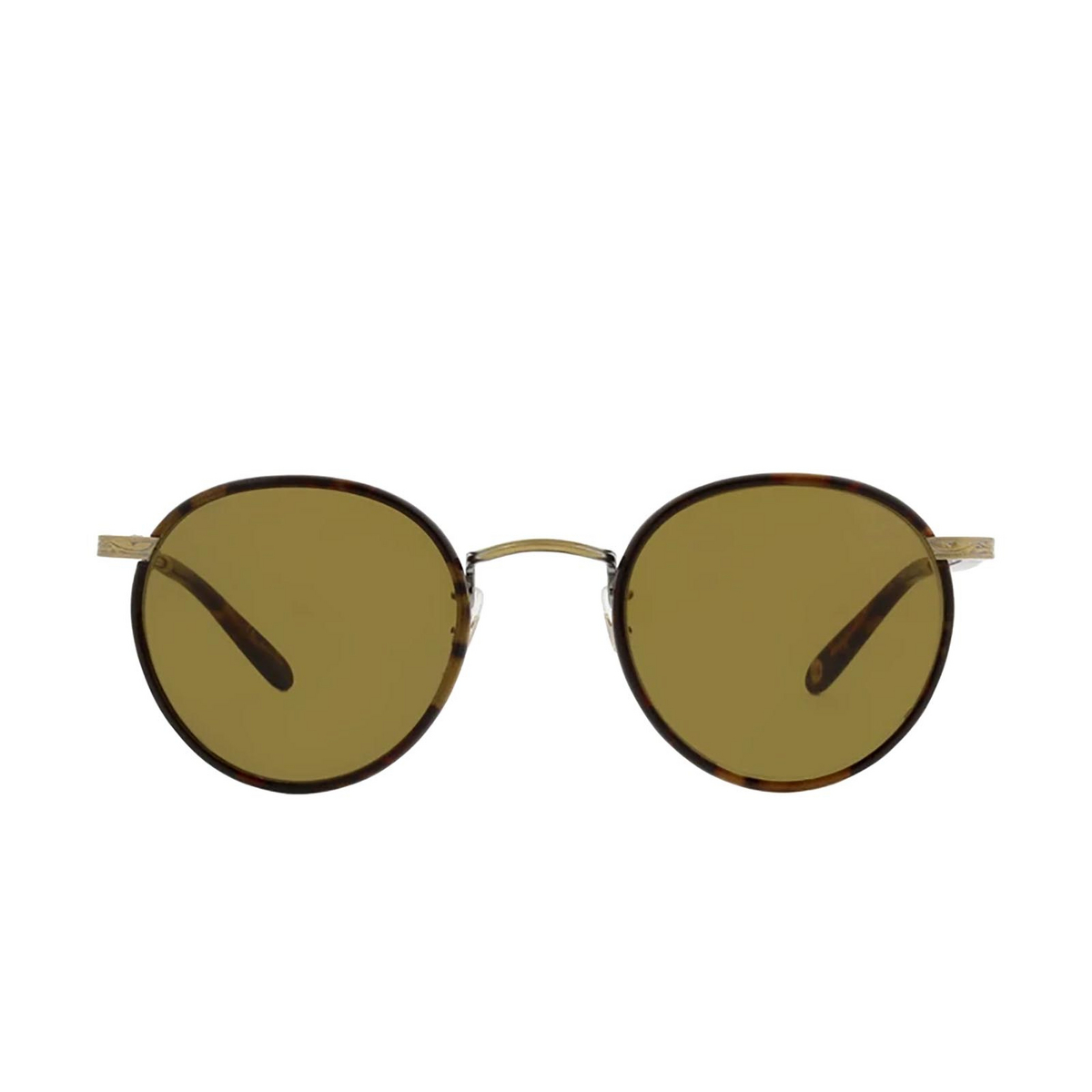 Garrett Leight WILSON Sunglasses BBT-MST/PBN Bourbon-Tortoise - front view