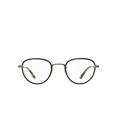 Garrett Leight WILTERN Eyeglasses mbk-bs-mdkt matt black - silver - front view
