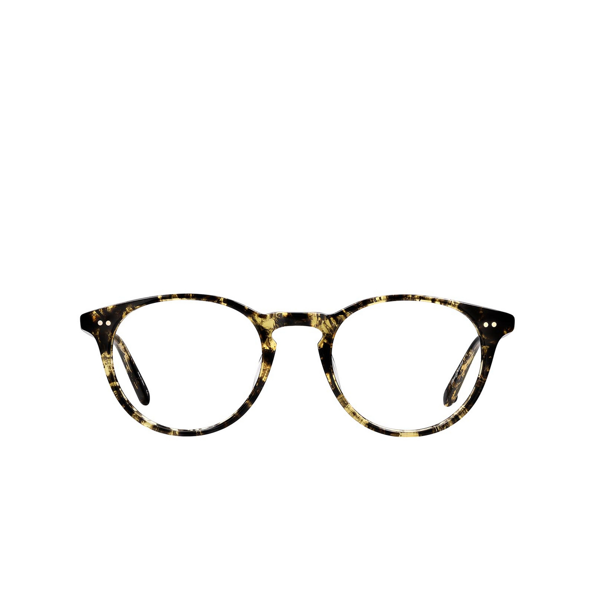Garrett Leight WINWARD Eyeglasses BKA Black Amber - front view