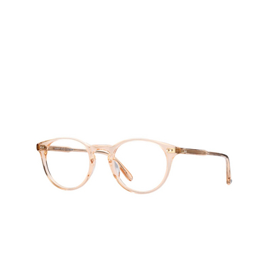 Garrett Leight WINWARD Eyeglasses PCY pink crystal - three-quarters view