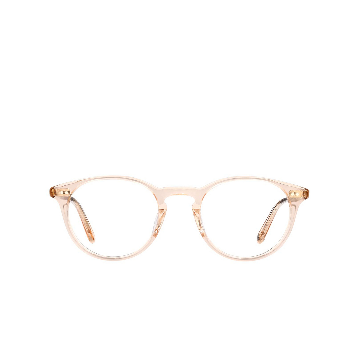 Garrett Leight® Square Eyeglasses: Winward color Pink Crystal Pcy - front view.