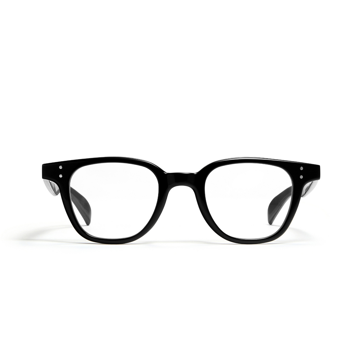 Gentle Monster® Square Eyeglasses: Dadio color 01 Black - front view