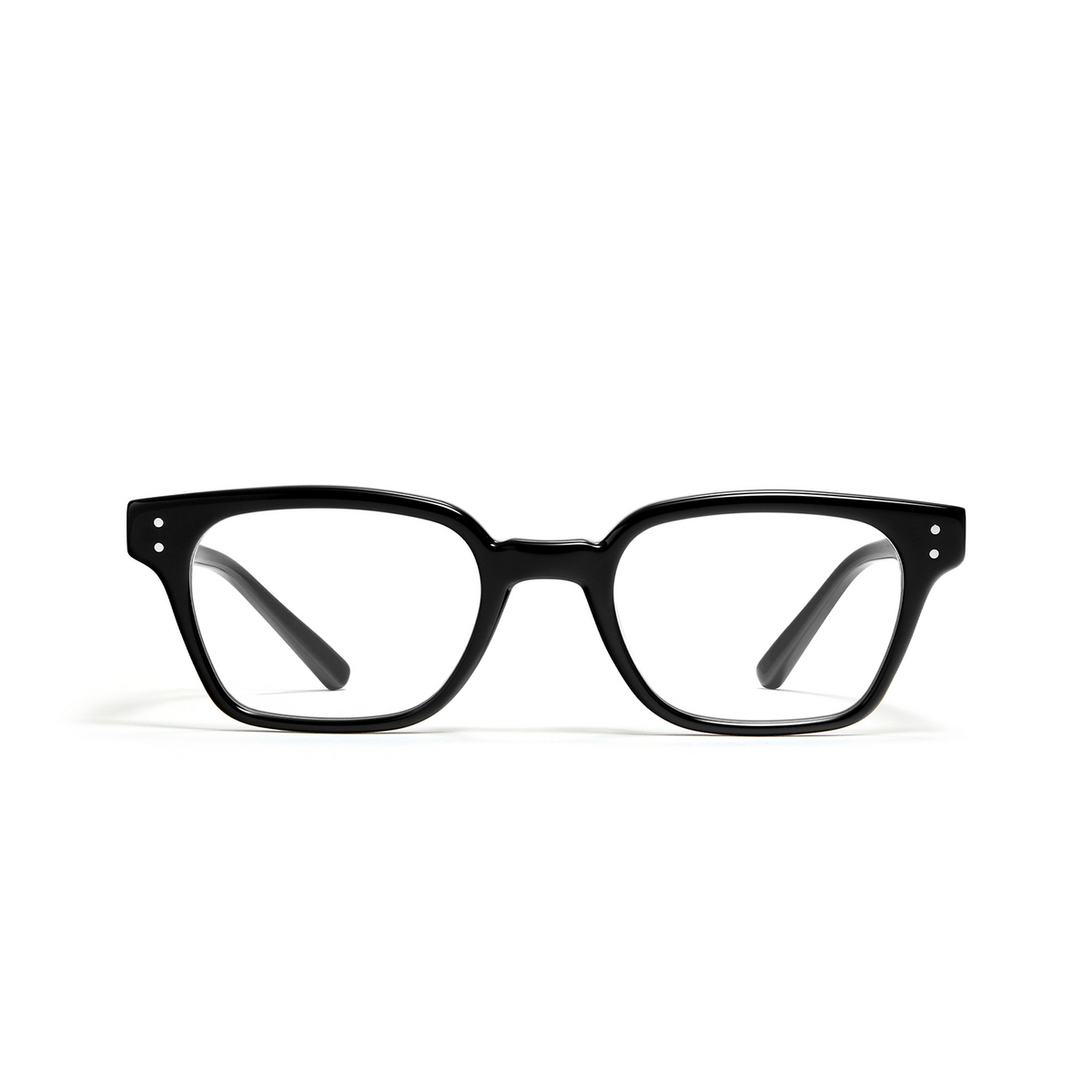 Gentle Monster® Rectangle Eyeglasses: Leroy color Black 01 - product thumbnail 1/5.