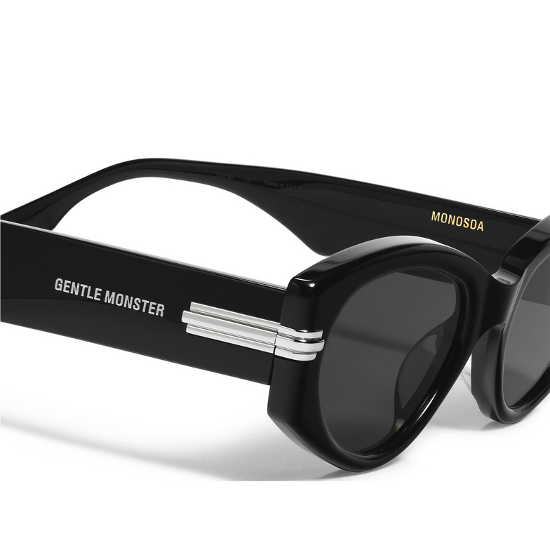 Gentle Monster MONOSOA Sunglasses 01 black - 4/5