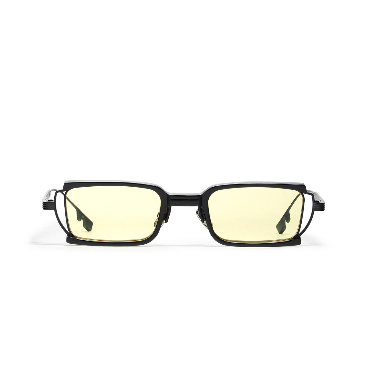Gentle Monster® Rectangle Eyeglasses: Soa color Black 01-Y - front view.
