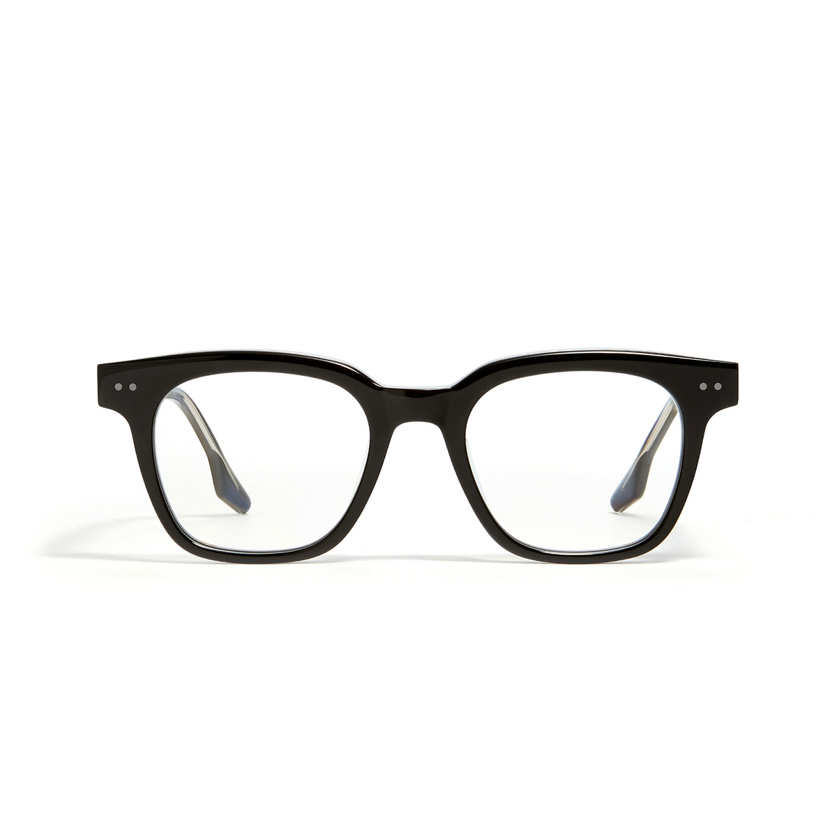Gentle Monster® Square Eyeglasses: Southside color Black N-01 - 1/5.