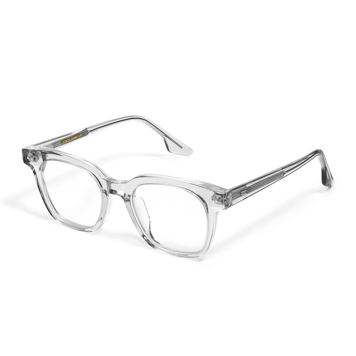 Gentle Monster SOUTHSIDE Eyeglasses N-GC4 Clear Grey - three-quarters view