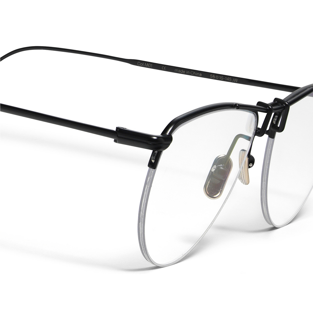 Gentle Monster® Aviator Eyeglasses: Swing color Black M01 - 4/4.