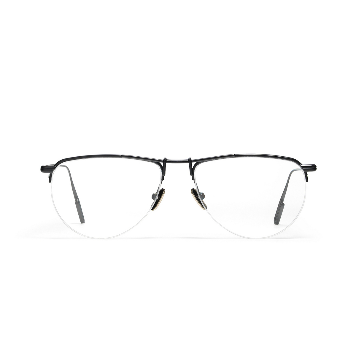 Gentle Monster® Aviator Eyeglasses: Swing color Black M01 - front view.