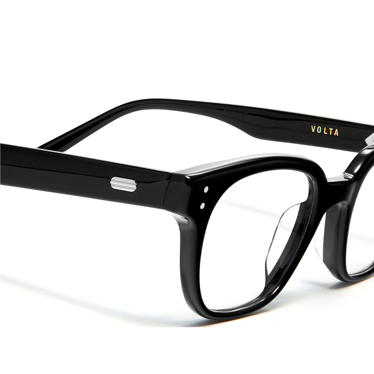 Gentle Monster® Square Eyeglasses: Volta color Black 01 - 3/5.