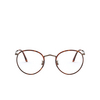 Giorgio Armani® Round Eyeglasses: AR 112MJ color Havana Brushed Bronze 3259 - product thumbnail 1/3.