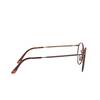 Giorgio Armani® Round Eyeglasses: AR 112MJ color Havana Brushed Bronze 3259 - product thumbnail 3/3.