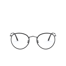 Giorgio Armani® Round Eyeglasses: AR 112MJ color Black Brushed Gunmetal 3260.