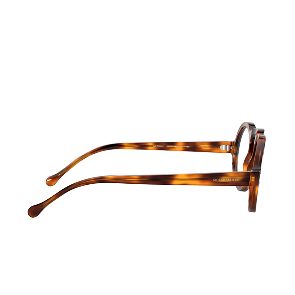 Giorgio Armani® Round Eyeglasses: AR 309M color Havana 5177 - product thumbnail 3/3.