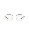 Giorgio Armani AR5070J Eyeglasses 3247 brushed gold / blue havana - product thumbnail 1/4