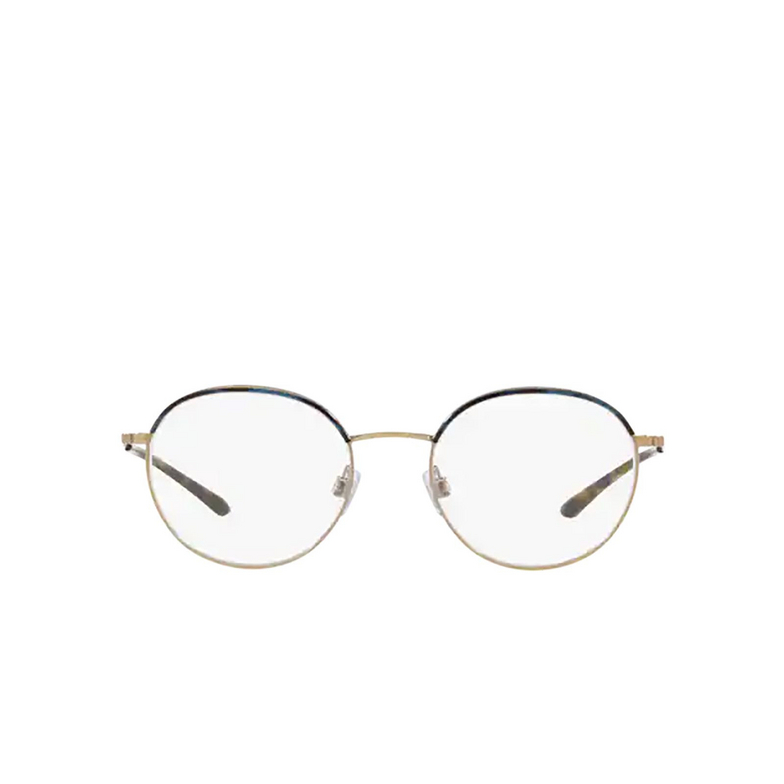 Giorgio Armani AR5070J Eyeglasses 3247 brushed gold / blue havana - 1/4