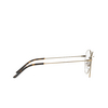 Giorgio Armani AR5082 Eyeglasses 3198 brushed gold - product thumbnail 3/4
