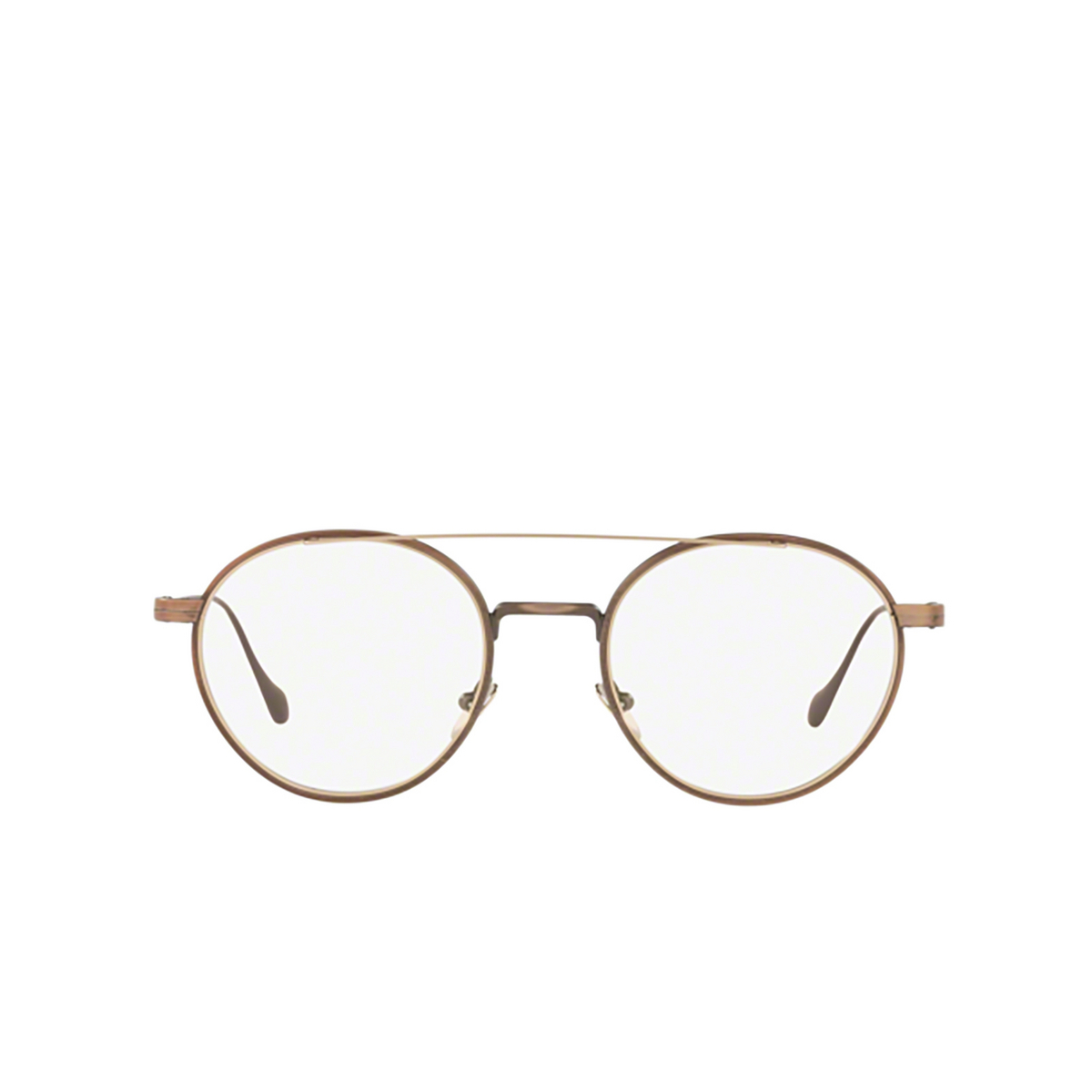 Giorgio Armani AR5089 Eyeglasses 3259 BRUSHED BRONZE / MATTE PALE GOLD - front view