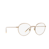 Giorgio Armani® Round Eyeglasses: AR5095 color Brushed Gold 3198 - product thumbnail 2/3.