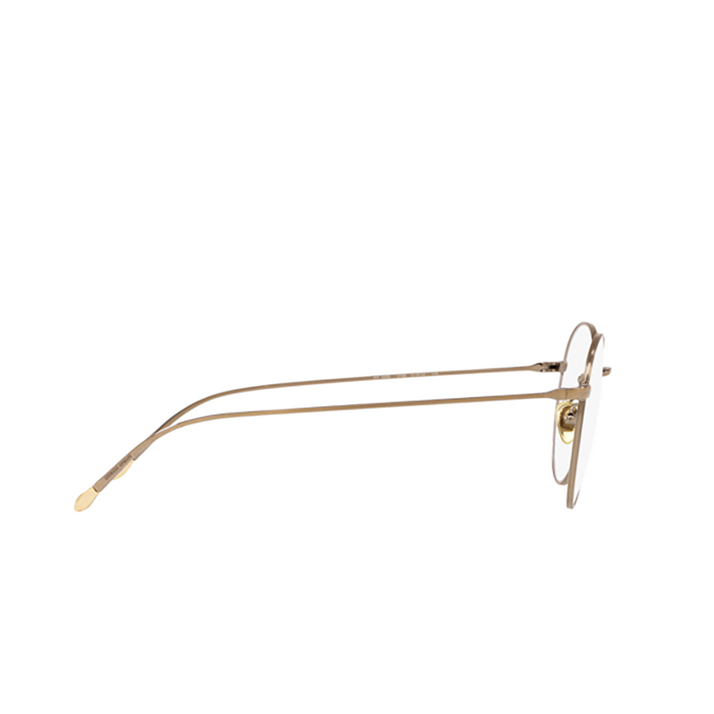 Giorgio Armani AR5095 Eyeglasses 3198 brushed gold - 3/4