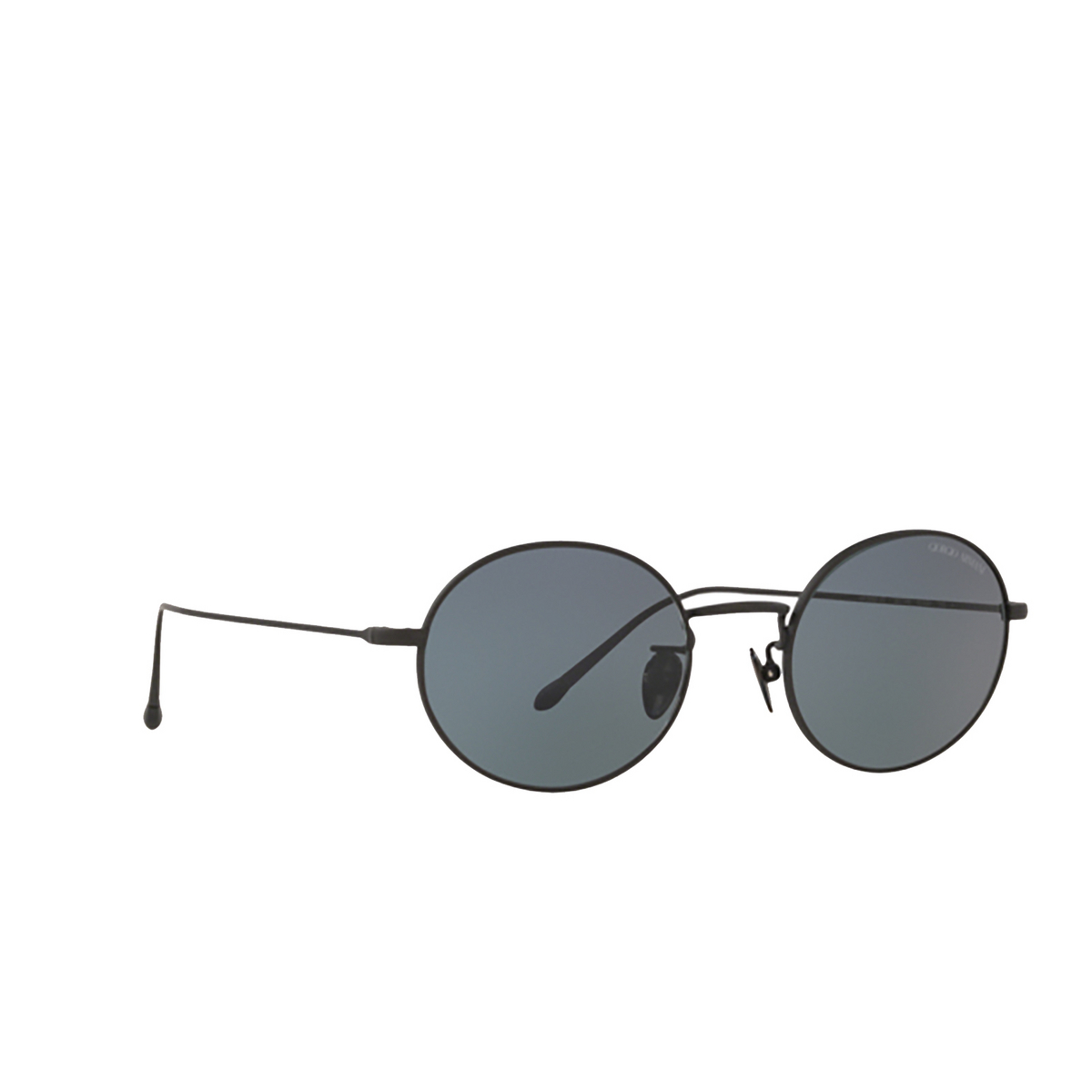 Giorgio Armani AR5097ST Sunglasses 3277R5 MATTE BLACK - three-quarters view