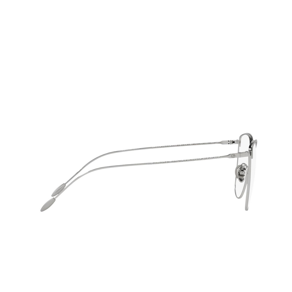 Giorgio Armani AR5110 Eyeglasses 3015 Matte/Shiny Silver - 3/4