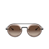 Giorgio Armani AR6085 Sunglasses 300113 matte black / bronze - product thumbnail 1/4