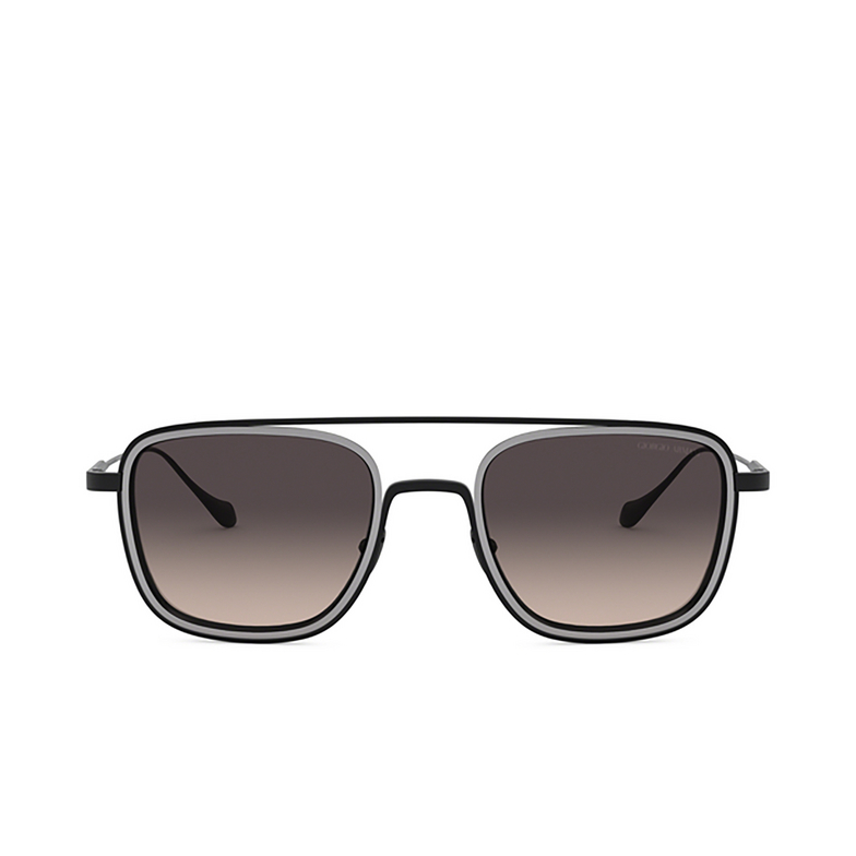 Giorgio Armani AR6086 Sunglasses 326111 matte black / gunmetal - 1/4