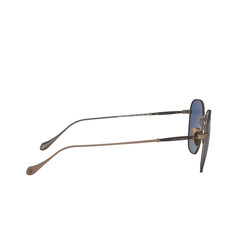 Giorgio Armani AR6096 Sunglasses 325980 brushed bronze - 3/4