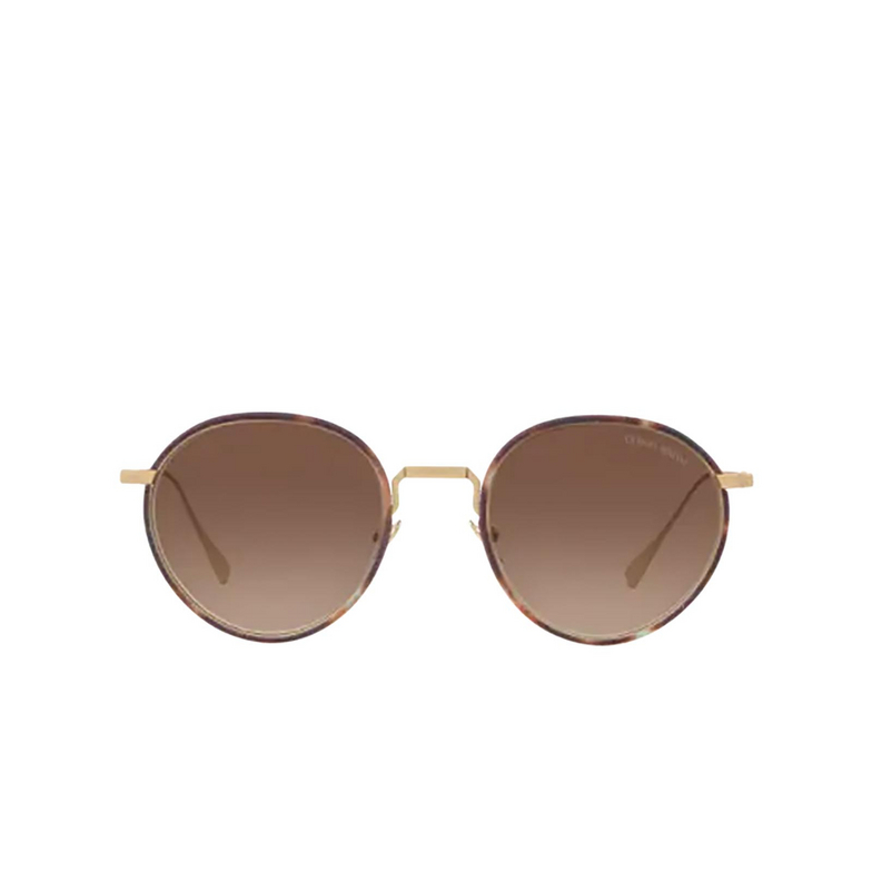 Giorgio Armani AR6103J Sunglasses 300213 matte pale gold - 1/4