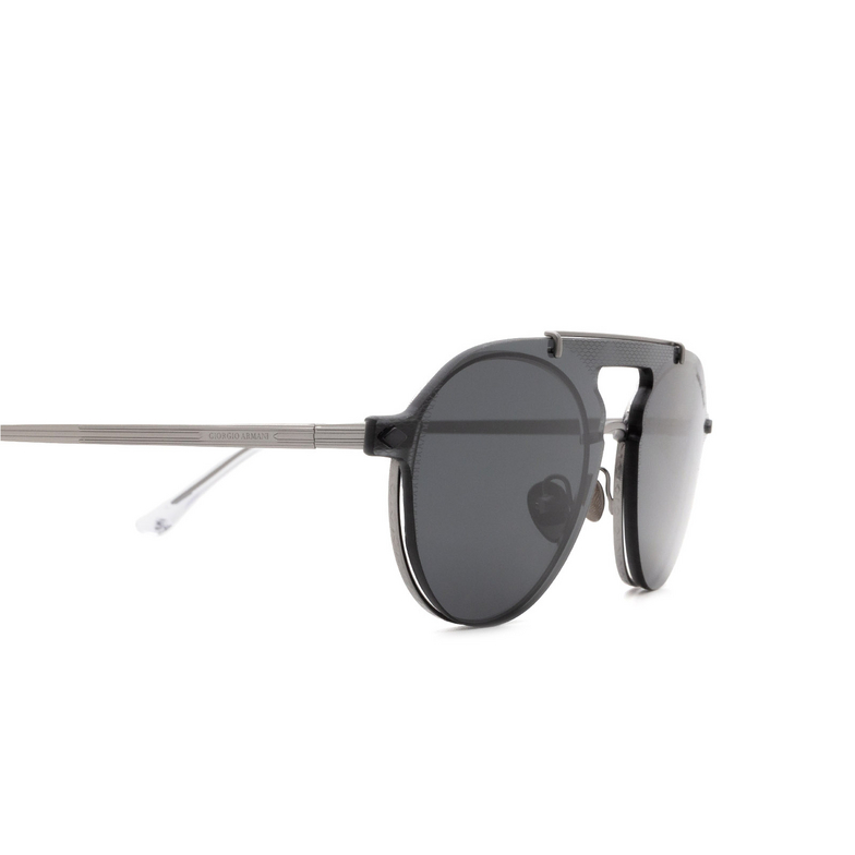 Giorgio Armani AR6107 Sunglasses 30011W matte black - 5/8