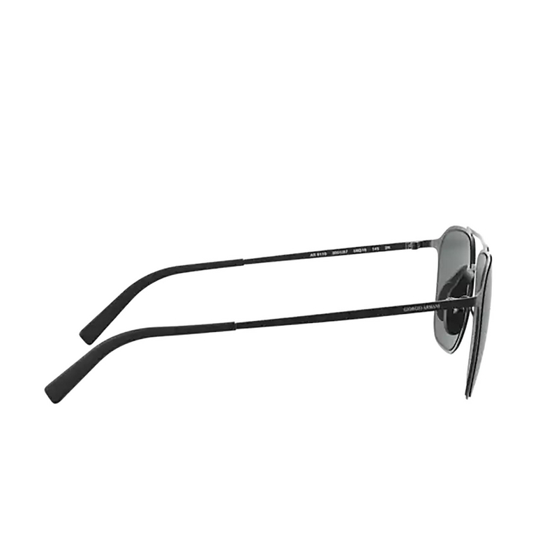 Giorgio Armani AR6110 Sunglasses 300187 matte black - 3/4