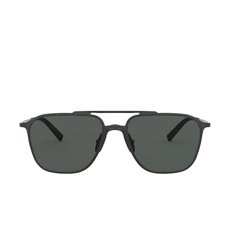 Gafas de sol Giorgio Armani AR6110 300187 matte black - 1/4