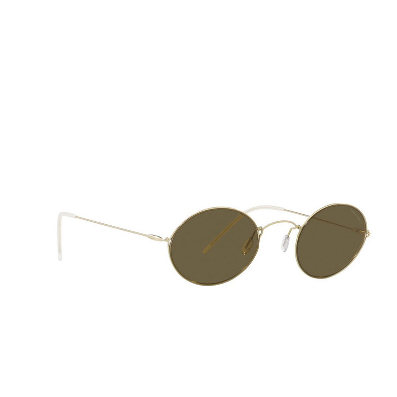 Giorgio Armani AR6115T Sunglasses 300273 pale gold - 3/4