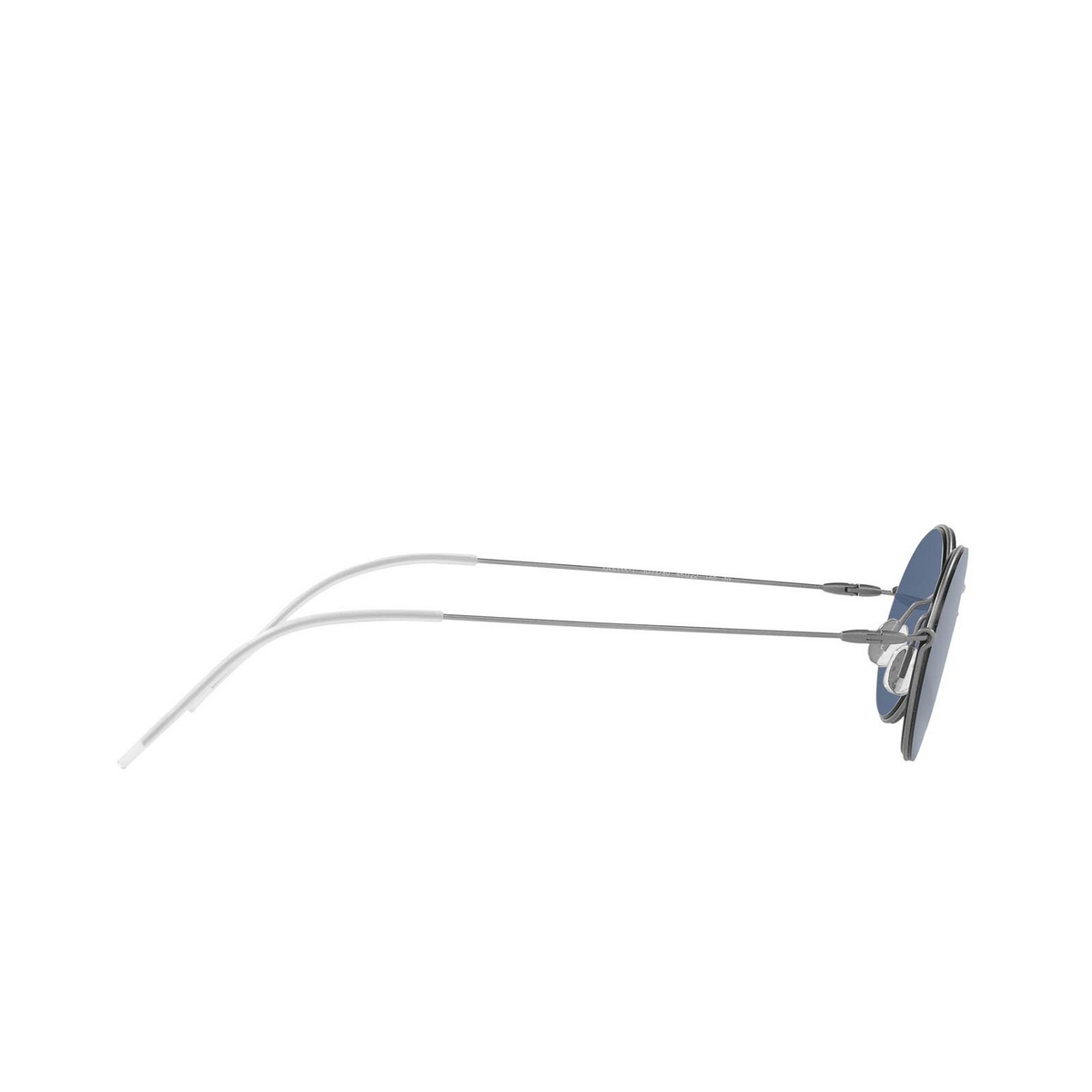 Giorgio Armani® Oval Sunglasses: AR6115T color Grey 300380 - three-quarters view.