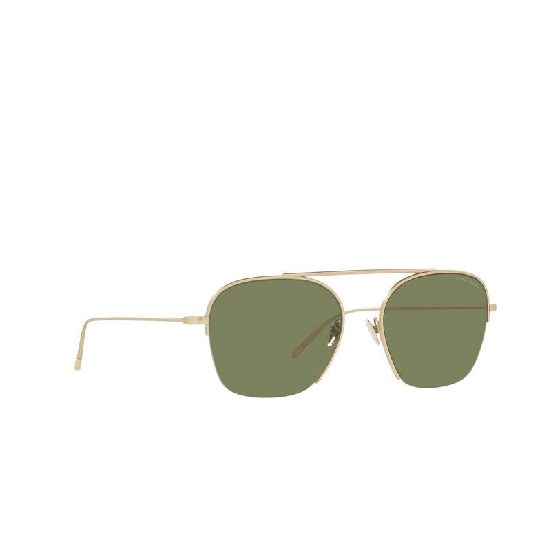Giorgio Armani AR6124 Sunglasses 30022A matte pale gold - 2/4