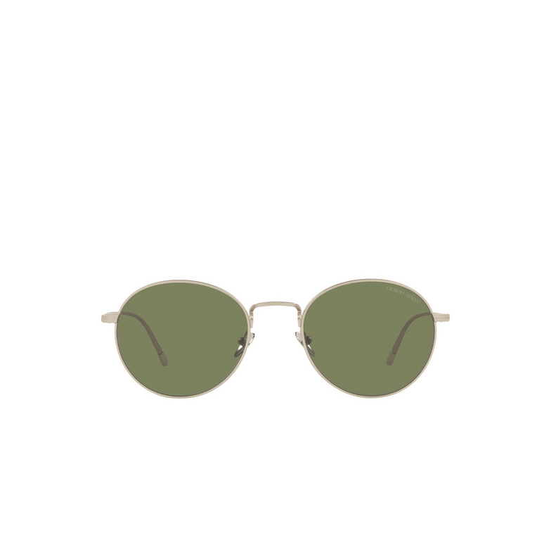 Giorgio Armani AR6125 Sunglasses 30022A matte pale gold - 1/4