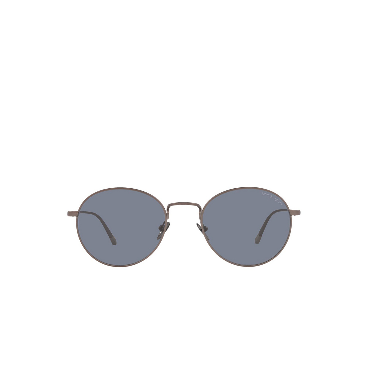 Giorgio Armani® Oval Sunglasses: AR6125 color Matte Bronze 300619 - front view.
