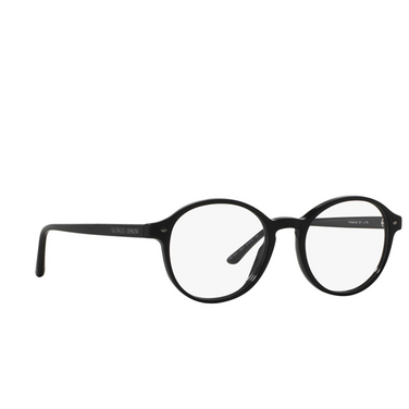 Giorgio Armani AR7004 Eyeglasses 5001 top matte black / shiny - three-quarters view