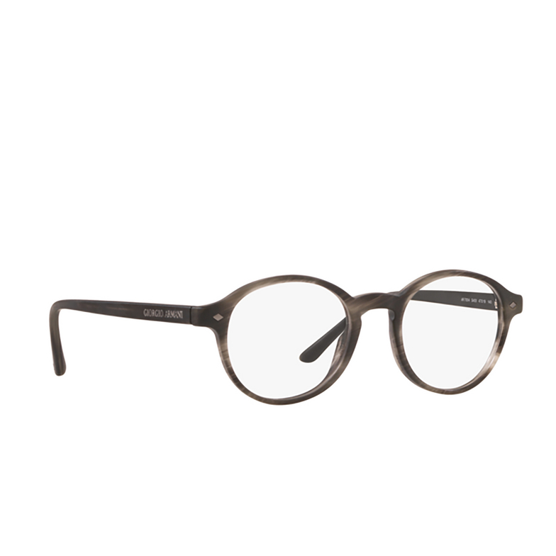 Giorgio Armani AR7004 Eyeglasses 5403 matte striped grey - 2/4
