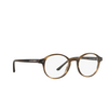 Occhiali da vista Giorgio Armani AR7004 5405 matte striped brown - anteprima prodotto 2/4