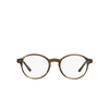 Giorgio Armani AR7004 Eyeglasses 5405 matte striped brown - product thumbnail 1/4