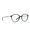 Giorgio Armani® Round Eyeglasses: AR7029 color Brushed Black 5001 - product thumbnail 2/3.