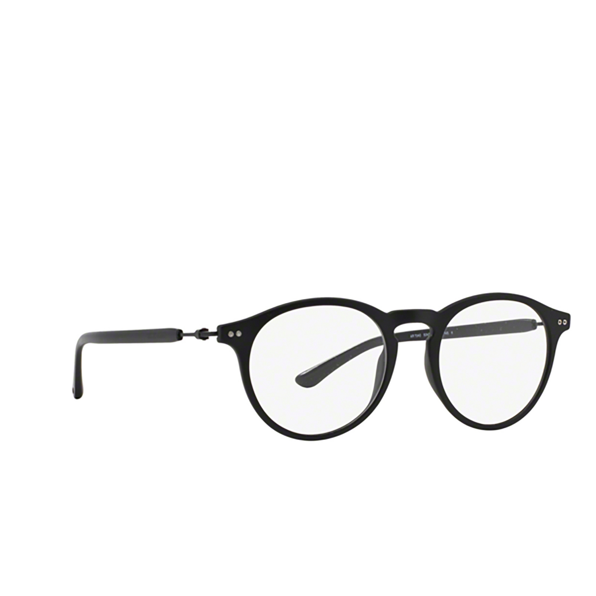 Giorgio Armani AR7040 Eyeglasses 5042 MATTE BLACK - three-quarters view