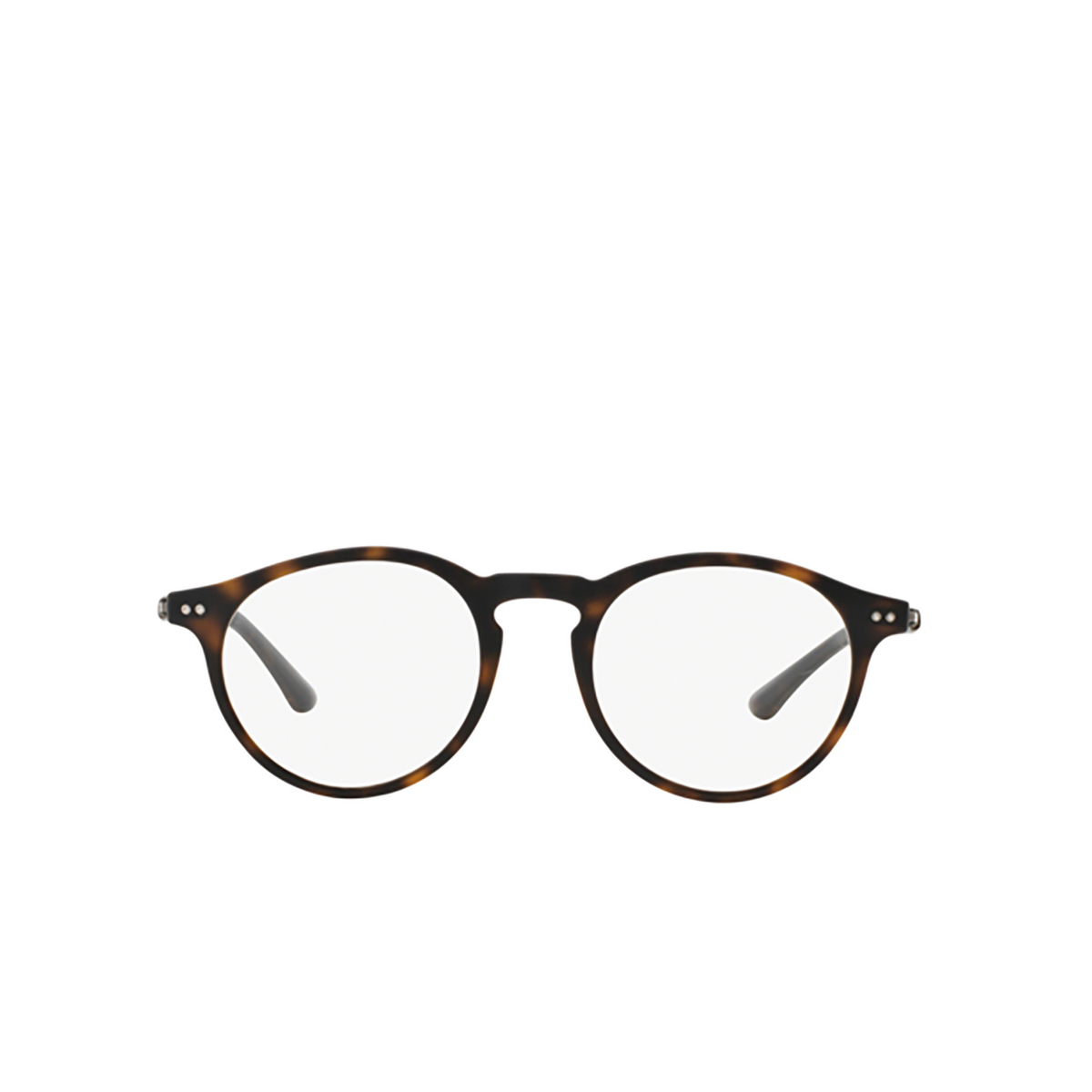 Giorgio Armani® Round Eyeglasses: AR7040 color Matte Havana 5089 - 1/3.