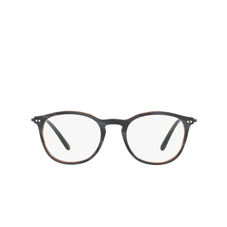 Giorgio Armani AR7125 Eyeglasses 5570 matte grey horn - 1/4