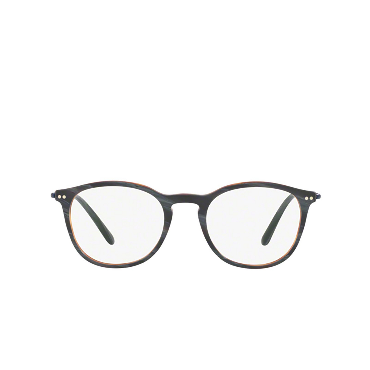 Giorgio Armani AR7125 Eyeglasses 5570 MATTE GREY HORN - front view