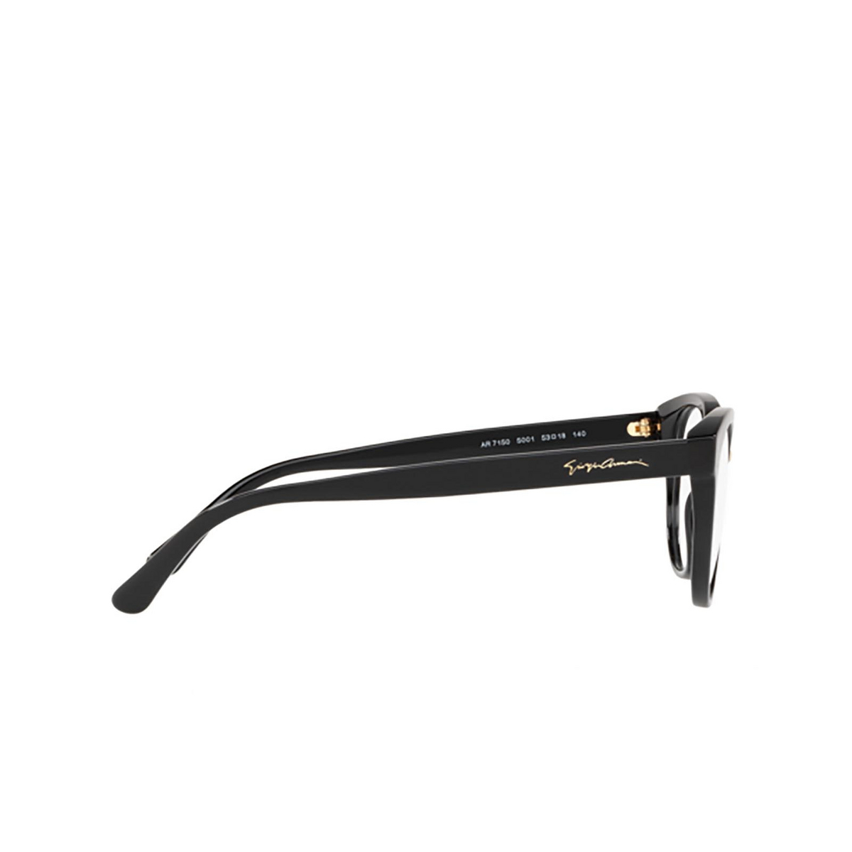 Giorgio Armani AR7150 Eyeglasses 5001 BLACK - 3/4